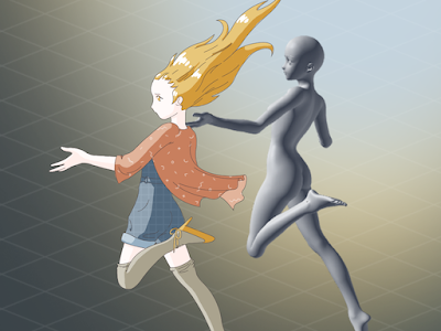 無料ダウンロード anime poses boy and girl drawing base 195978