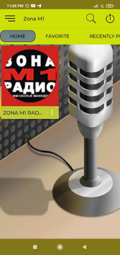 Zona M1 Radio MK Macedonian Screen 3