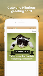 Happy Labor Day card + gif