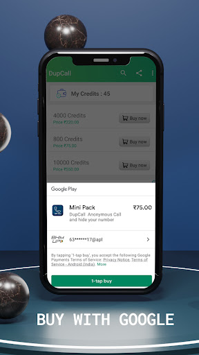 DupCall - International Call Screen 2