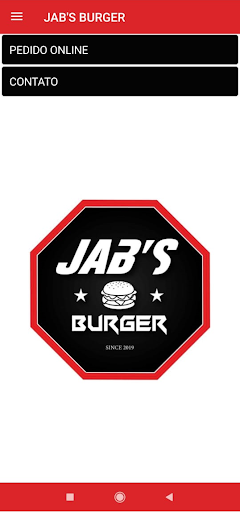 Android application Jab's Burger screenshort