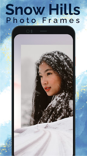 Snow Hills Photo Editor Frames