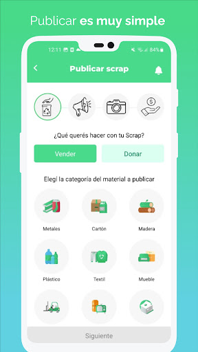 Scrapy Reciclaje de materiales Screen 2