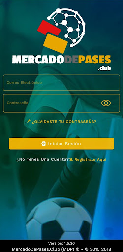 Android application Mercado de Pases .Club screenshort
