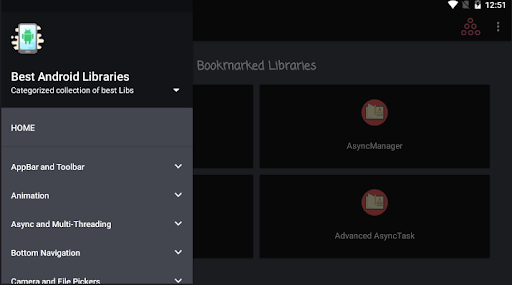Screenshot of Cool Android Libraries