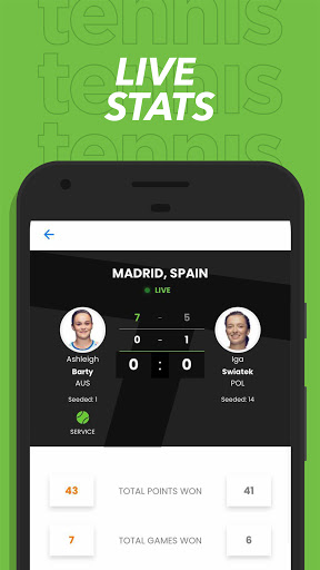 Tennis.com Screen 2