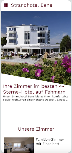 Android application Strandhotel Bene GmbH screenshort