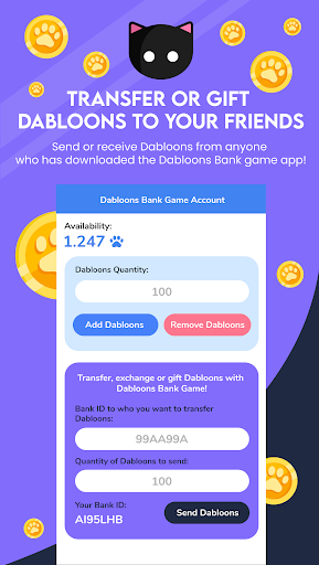 Dabloon Bank Game Screen 2