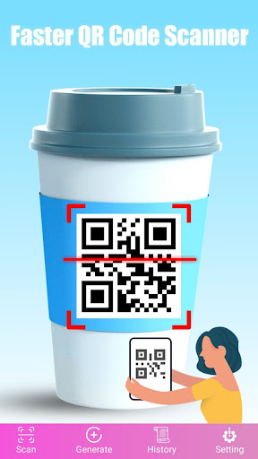 Android application QR & Barcode Scanner Pro - QR screenshort