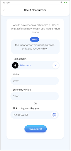 Android application CoinProfit App screenshort