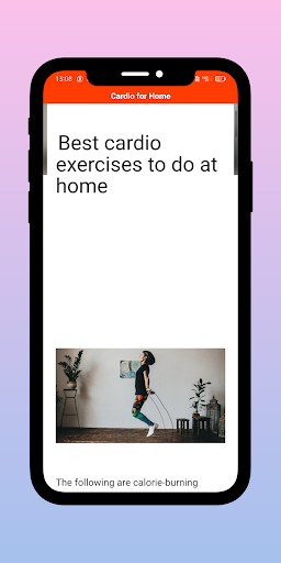 Android application Cardio | Home Workout screenshort