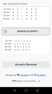 Accents Remover