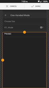 One-Handed Mode Screenshot