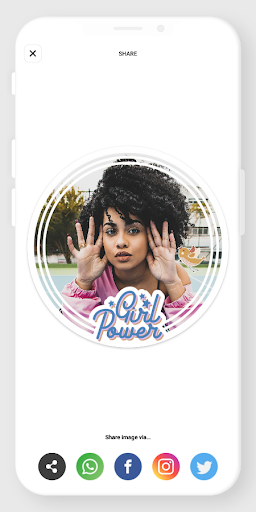 Android application xProfile Portrait Maker for DP screenshort