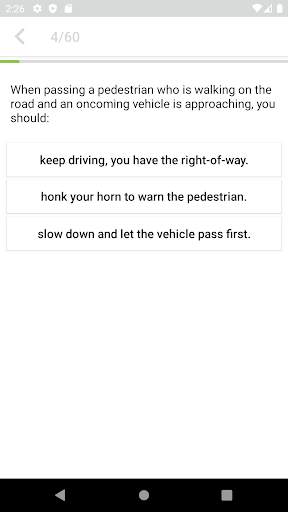 DMV Practice Test Maine 2023 Screen 2