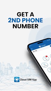 Cloud SIM: Second Phone Number Capture d'écran