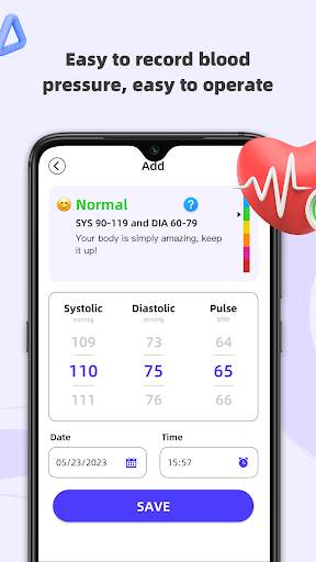 Handy Blood Pressure-BP Health Screenshot 3 - AppWisp.com