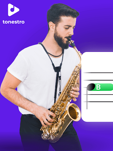 Screenshot of Saxophone Lessons - tonestro