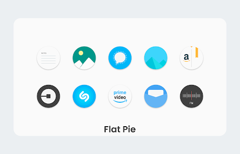 Flat Pie - Icon Pack Screenshot