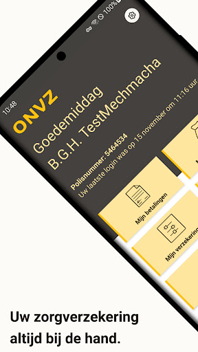 Android application ONVZ screenshort