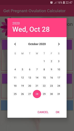 Get Pregnacy - Ovulation Regl Screen 2