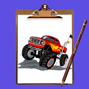 How to Draw Monster Trucks Step by Step