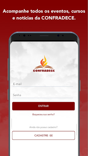 Android application CONFRADECE screenshort