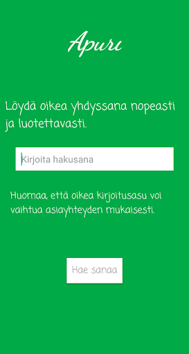 Free Yhdyssana-apuri Screen 3