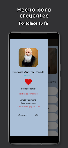 Oraciones a San Fray Leopoldo Screen 3