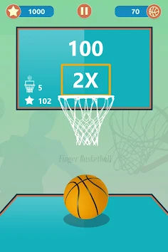 Finger Basketball - Screenshot 1