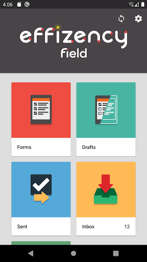 Android application Effizency Field screenshort