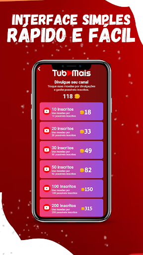 TubeMais - Ganhar Inscritos Screen 2