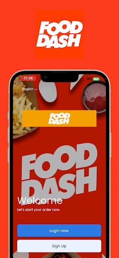 Android application Food Dash – Food Delivery screenshort