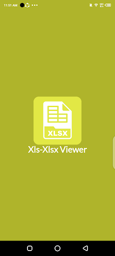 Android application Xlsx Xls CSV File Viewer screenshort