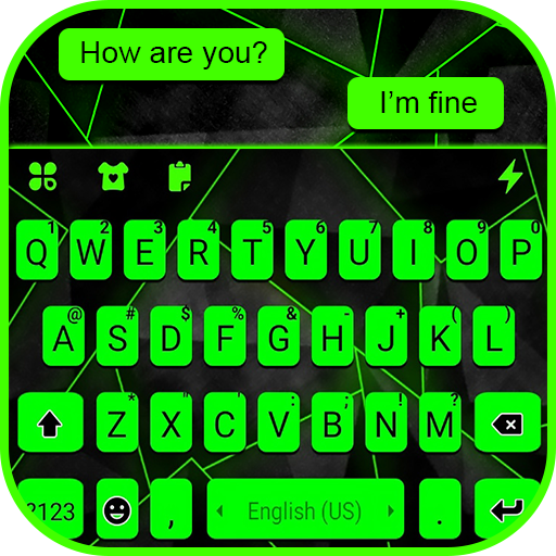 Neon Green SMS Theme logo