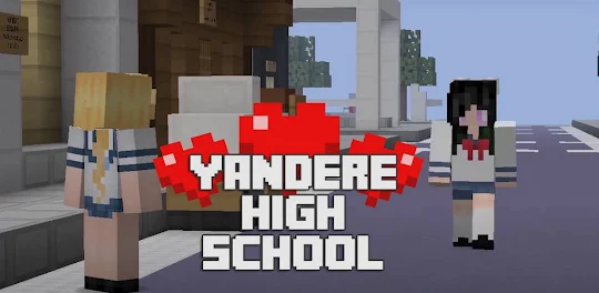 Yandere High School MCPE Skins