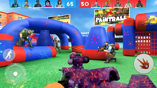 Juego de disparos de paintball 3D MOD APK (Dinero ilimitado) 4