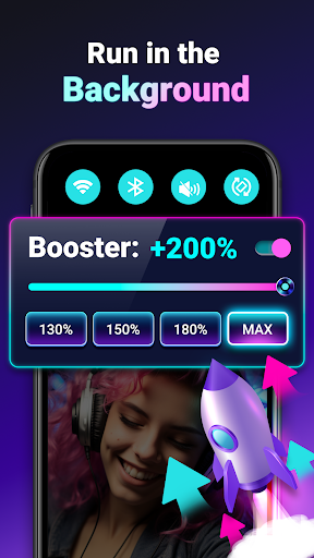 Volume Booster Bass Equalizer Screenshot 3 - AppWisp.com