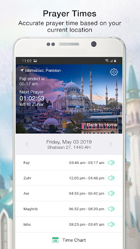 Islamic Prayer Times & Tracker Screen 3