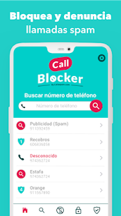 Call Blocker - Bloquea y denuncia teléfonos spam Screenshot
