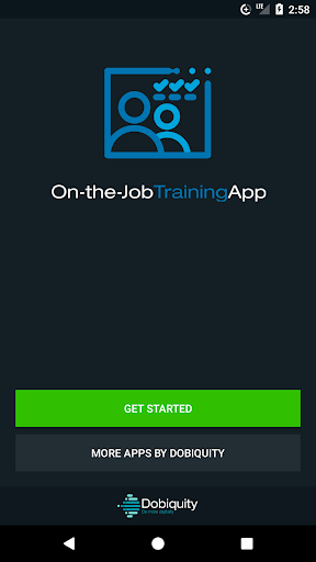 Android application Dobiquity: On-the-Job Training screenshort