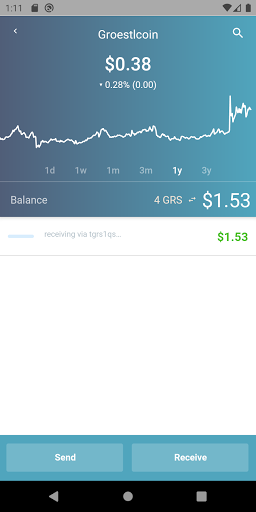GRS (Testnet) Screen 3