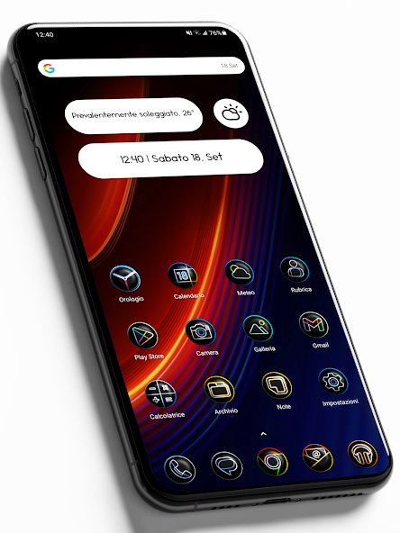 Pixly Dark 3D - Icon Pack 2.3.2 APK + Mod (Unlimited money) untuk android