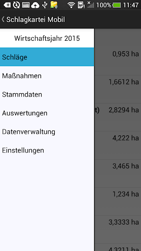 Android application MobileASK-Pro - Schlagkartei screenshort