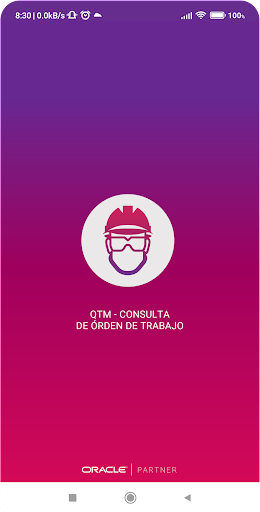 Android application QTM-CONSULTA ORDEN DE TRABAJO screenshort