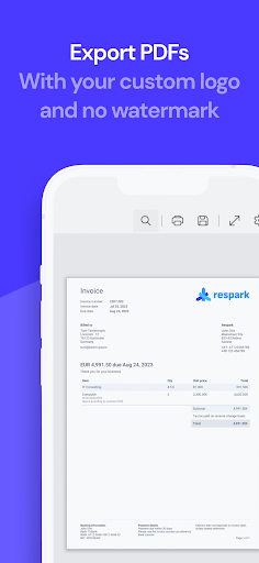 LIIN - Easy Invoice Maker App Screen 2