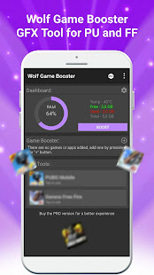 Wolf Game Booster & GFX Tool for PU and FF