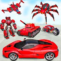 Spider Robot Game: Space Robot Transform Wars