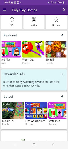 PolyPlay Games Screen 2