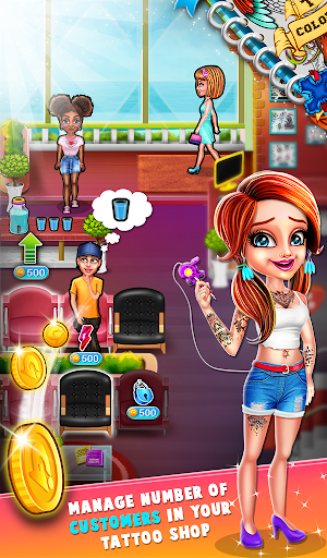 Tattoo Dash : Simulator Games Screen 2